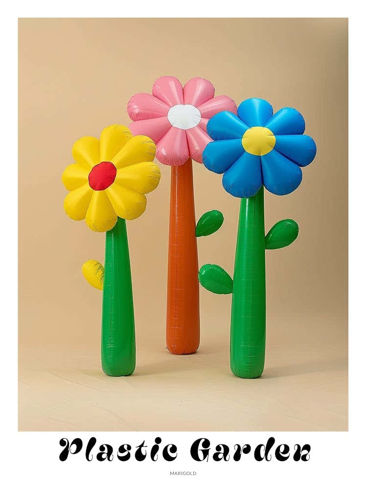 Dreamy Inflatable Flowers Poster Marigold 2