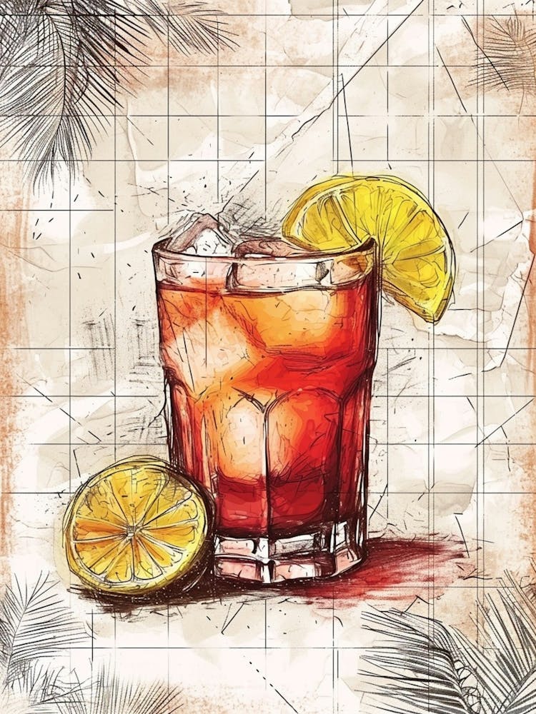 Dark & Stormy Watercolour Illustration