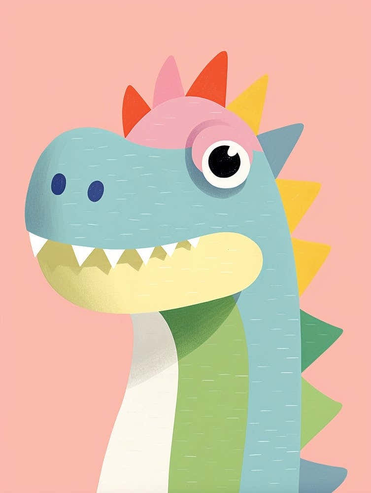 Colourful Dinosaur 2