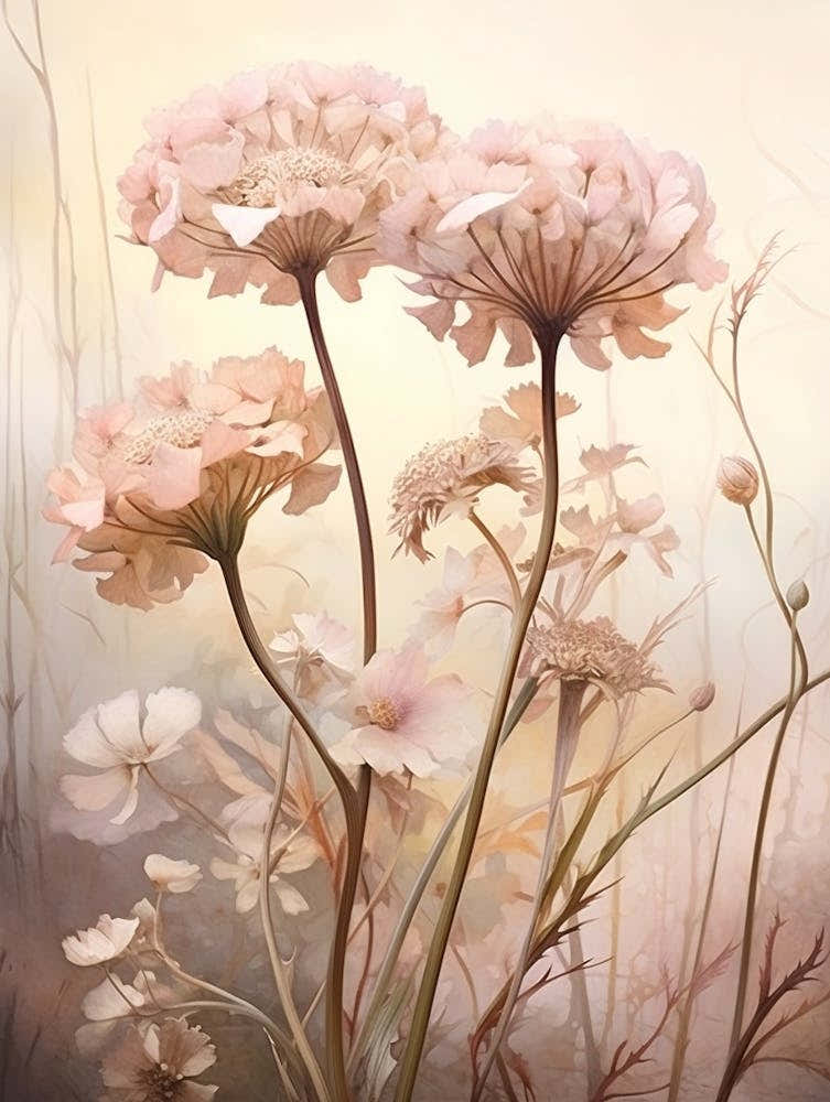 Floral Illustration Queen Annes Lace 4