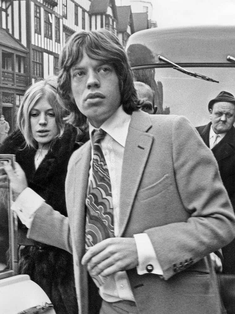 Mick Jagger Et Marianne Faithfull
