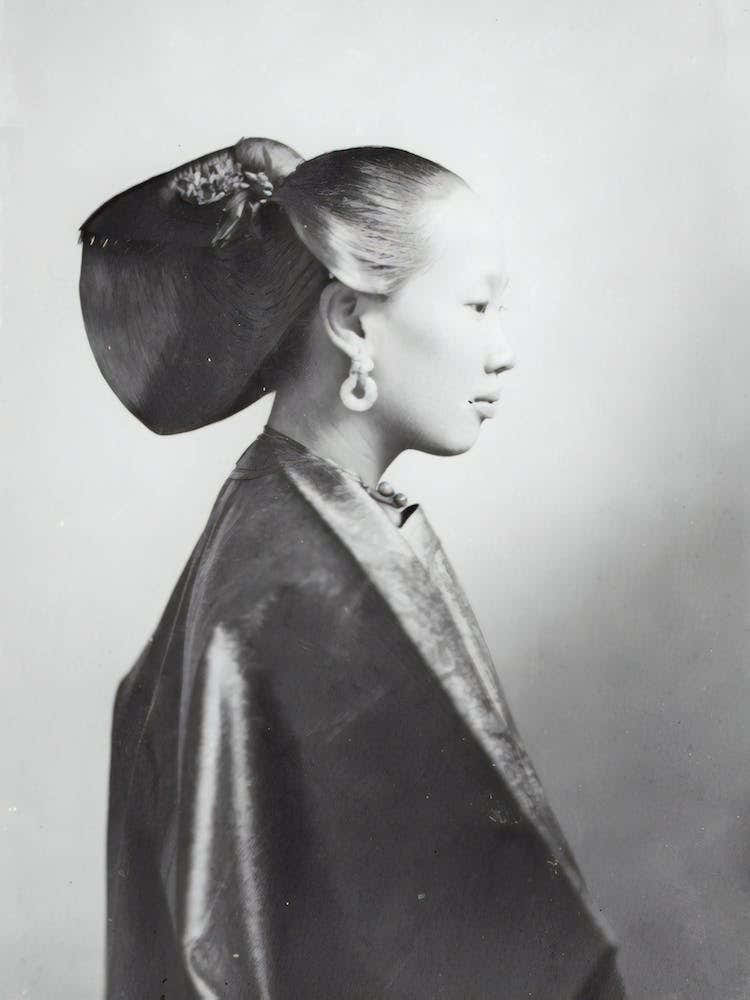 Chinese Girl In Profile 1868