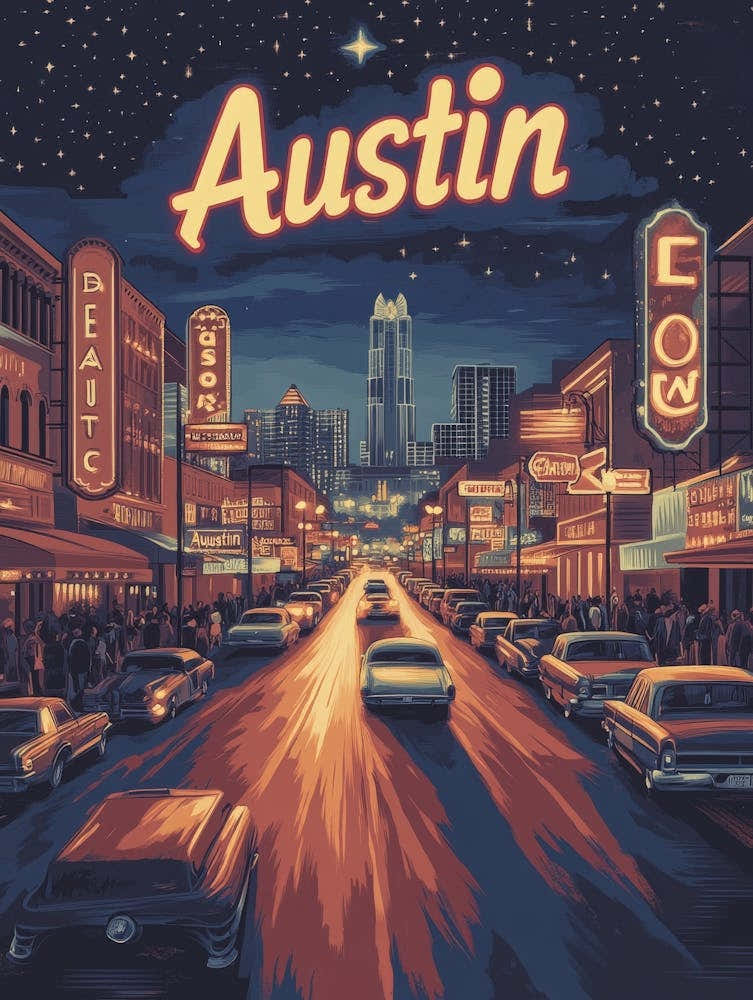 Aihrgdesign A Classic 1960s Travel Poster For Austin Showcasi 931d8e1a Ae8e 4848 Bf33 E457c860808b 0