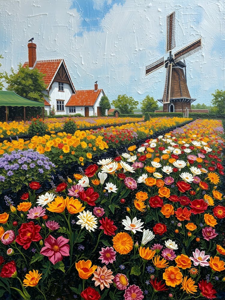 Windmill In The Garden 1