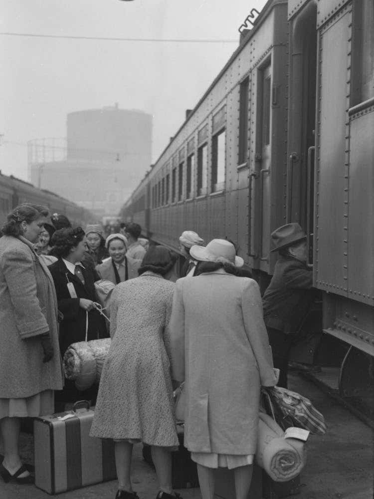 Los Angeles, California, The Evacuation Of The Japanese Americans From West Coast Areas Under U