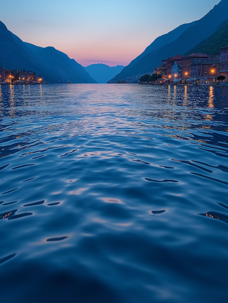 Kotor Bay At Dusk
