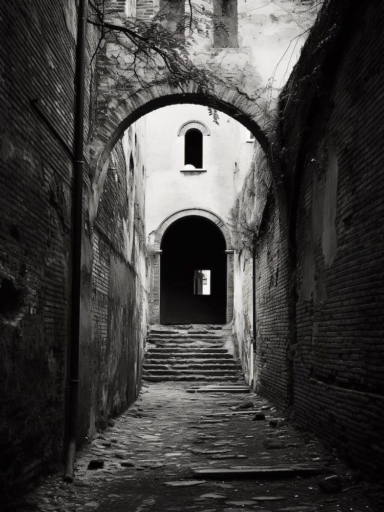 Ravenna, Italy,  Black And White Analogue Photography  4