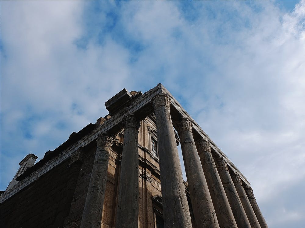 The Roman Forum In Rome