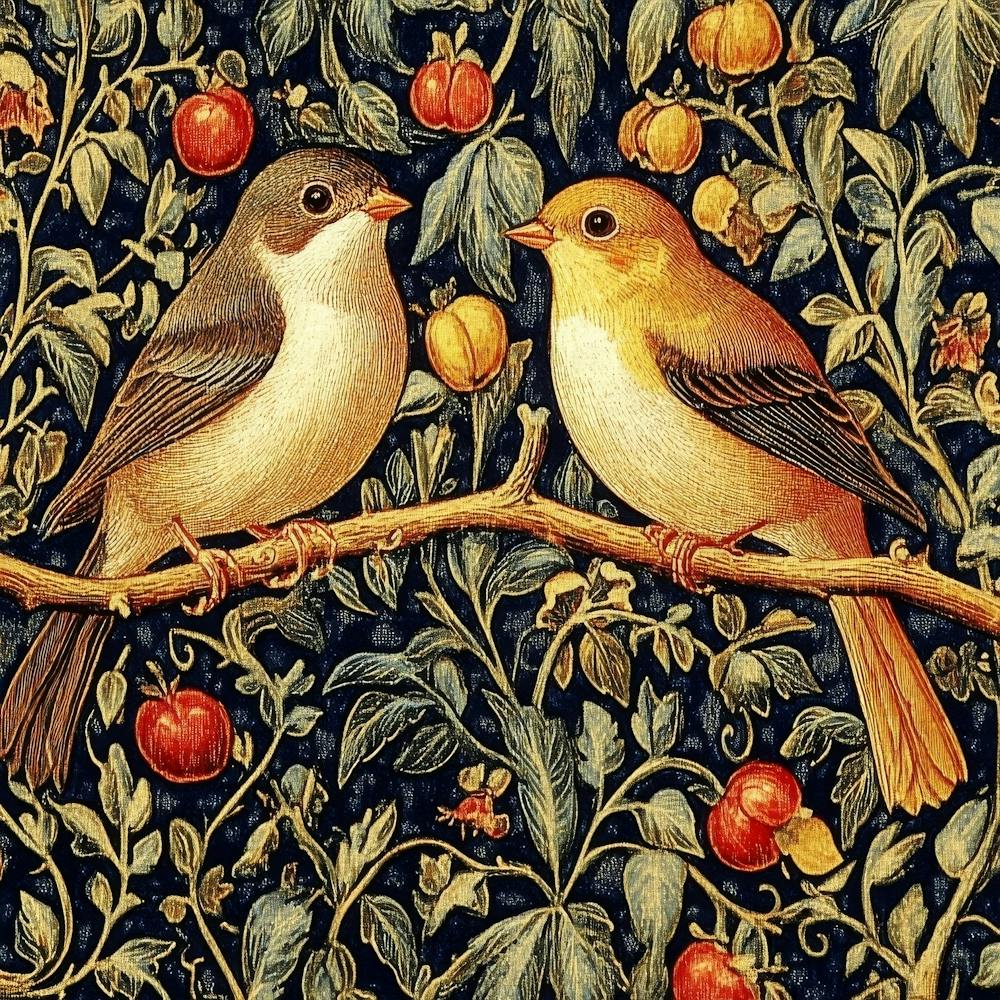 Birds On A Branch Art 25