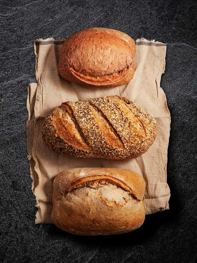 Bread — Food kitchen poster/blackboard, photo art