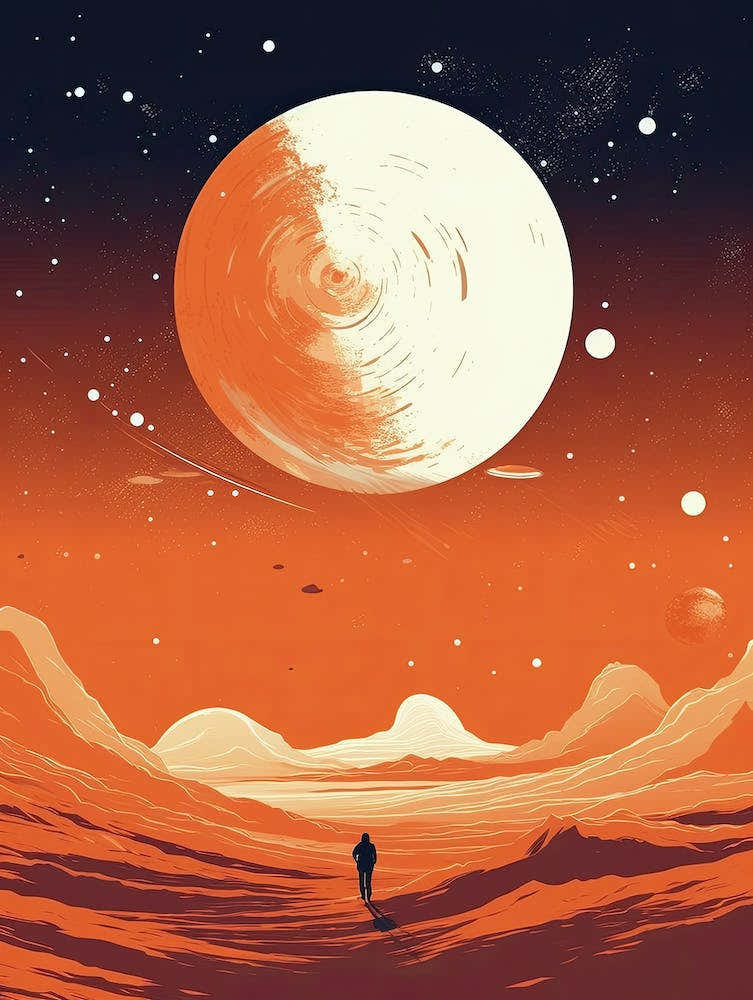 Galactic Dreamer: Floating in Space