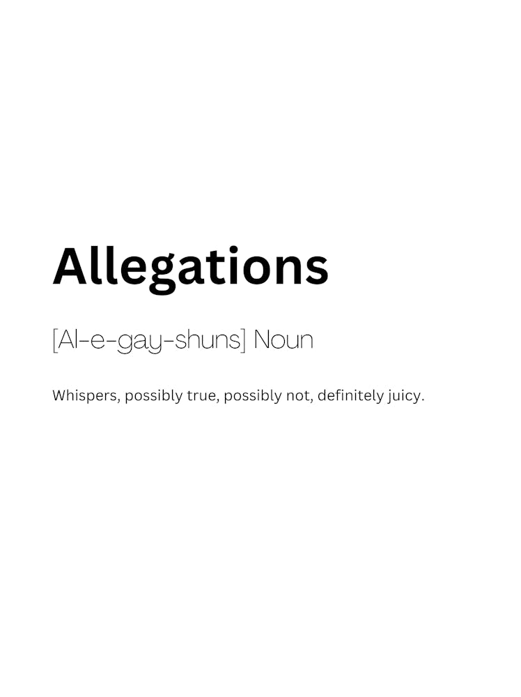 Allegations Definition Meaning