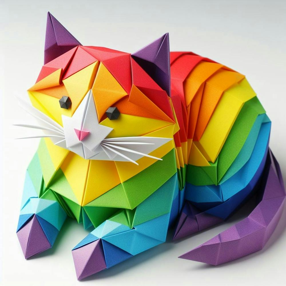 Cute color cat