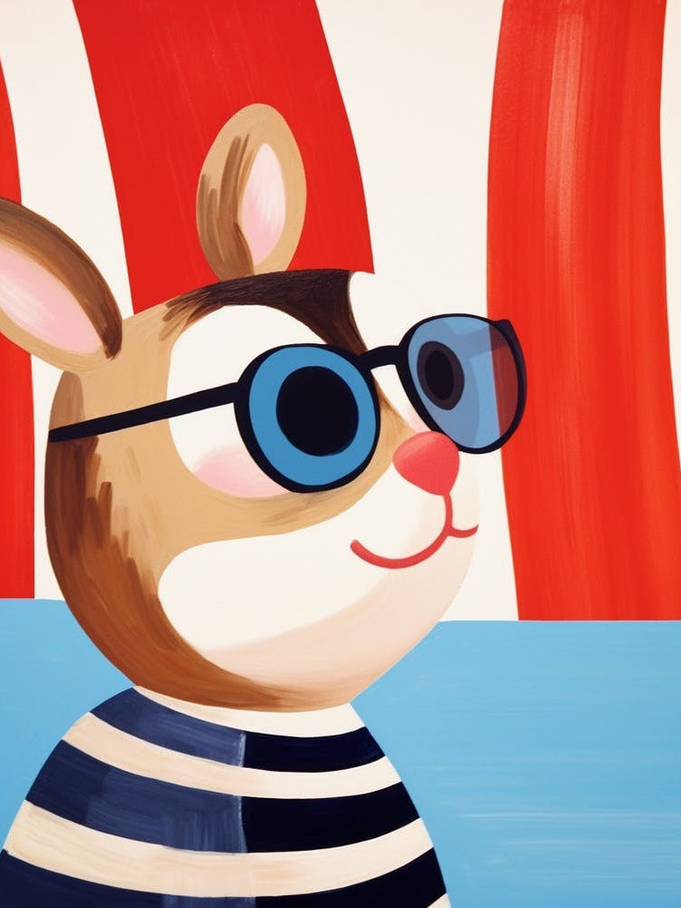 Little Chipmunk 2 Wearing Sunglasses
