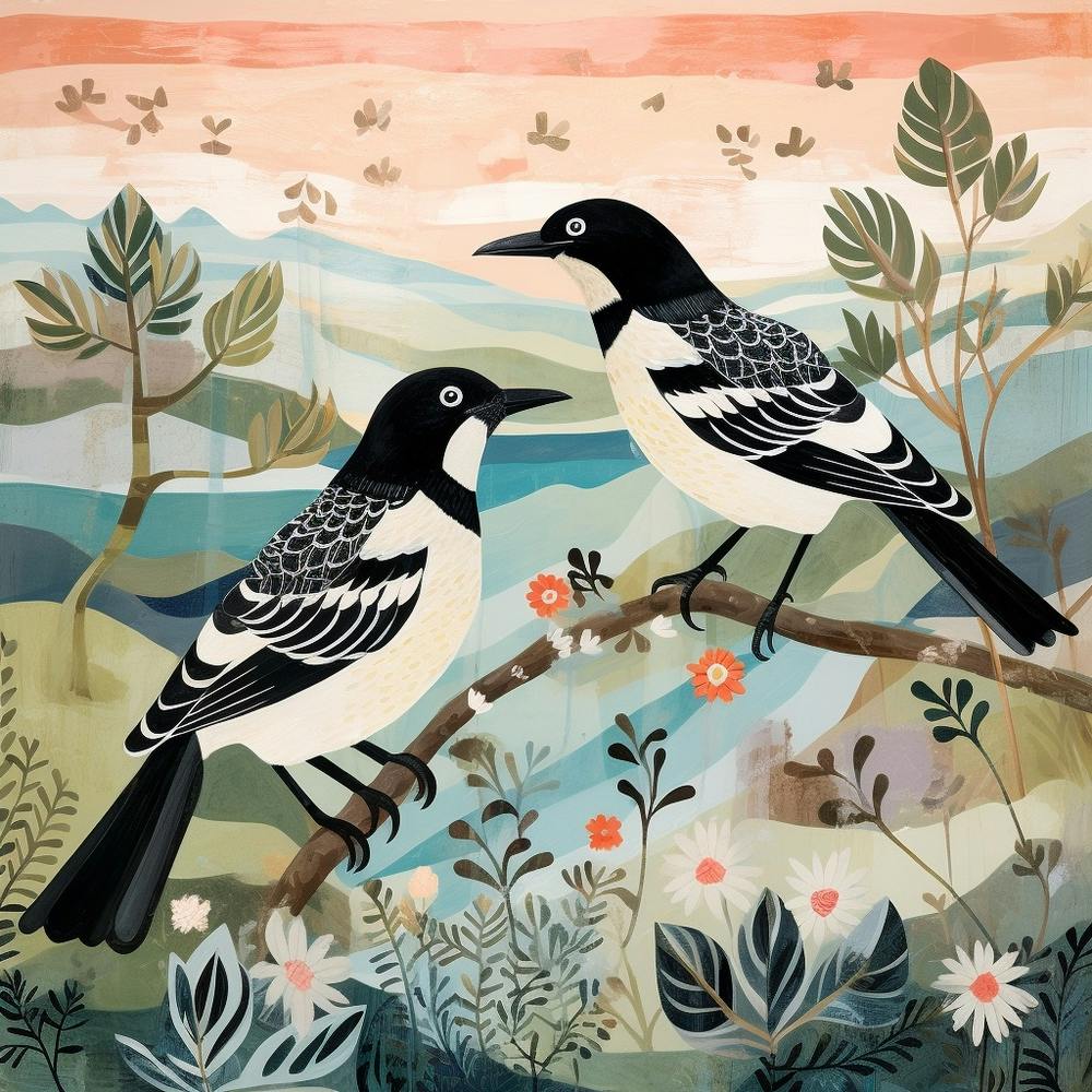 Bird In Nature Magpie 2