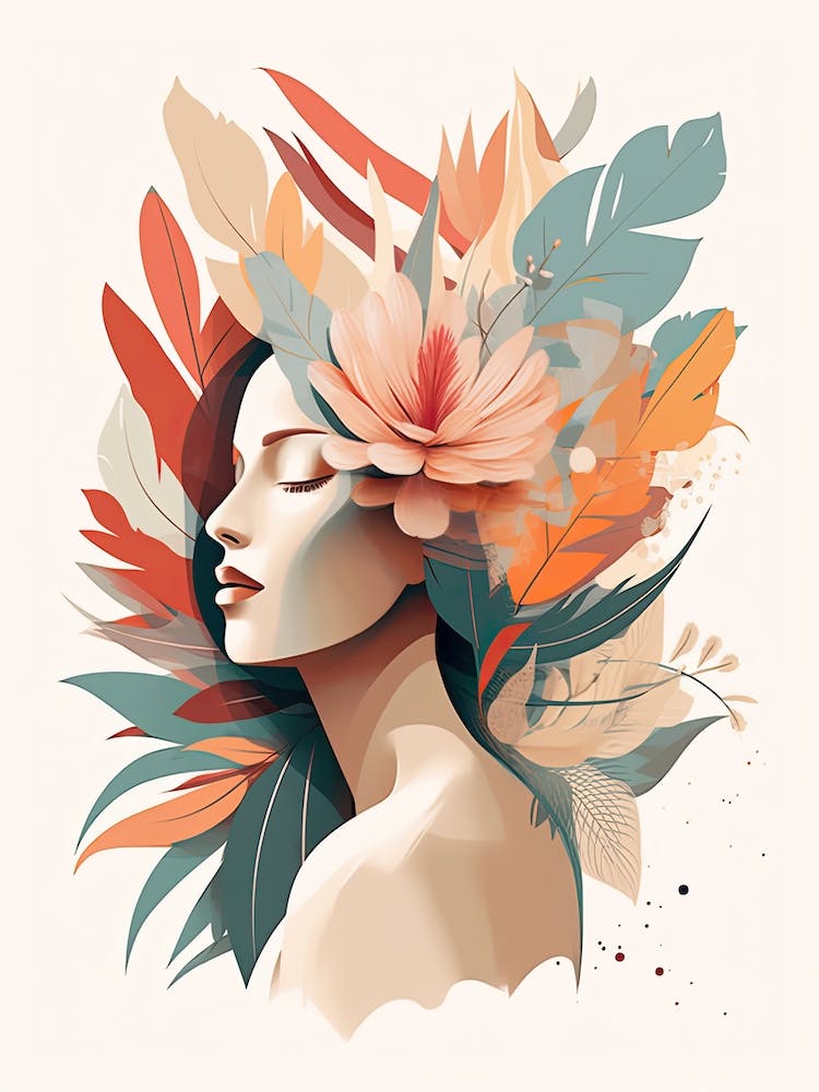 Bloom Body Woman Neutral Colours Boho Style 18