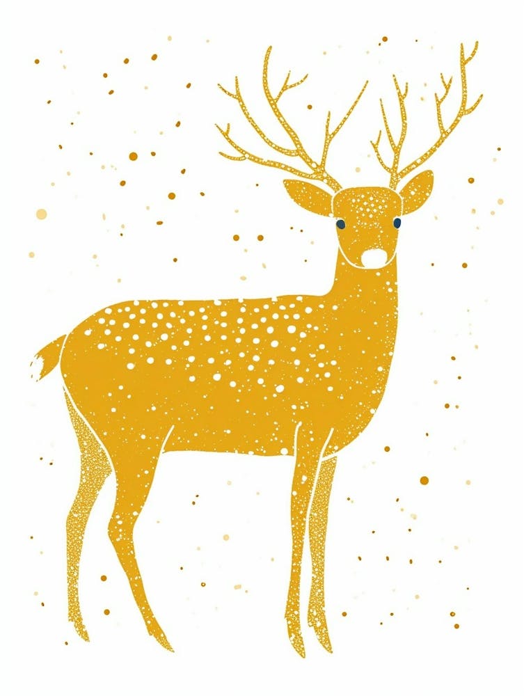 Yellow Reindeer 1