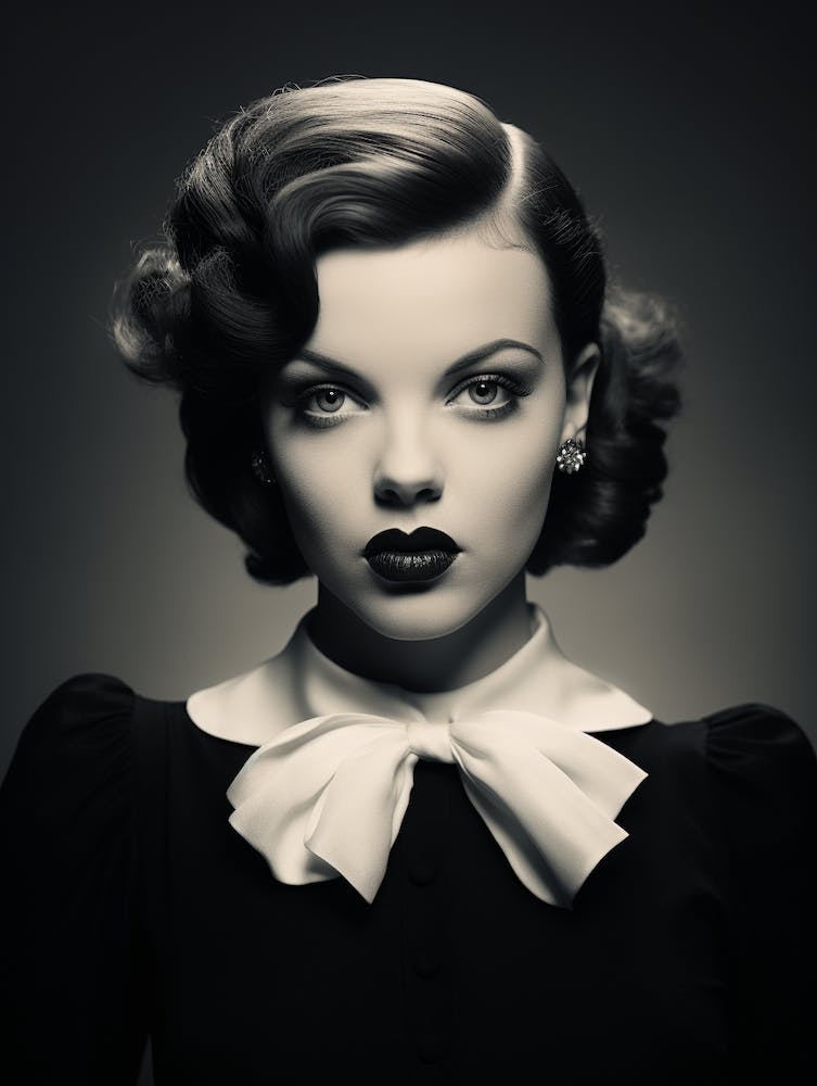 Black And White Photograph Of Judy Garland 2