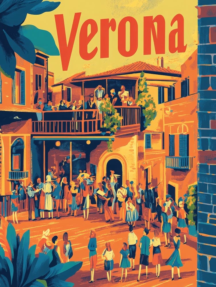 Aihrgdesign A 1970s Inspired Travel Poster For Verona Depicti 258ed8d4 C7b8 40c7 96b7 Cad0e7f0f5a8 0