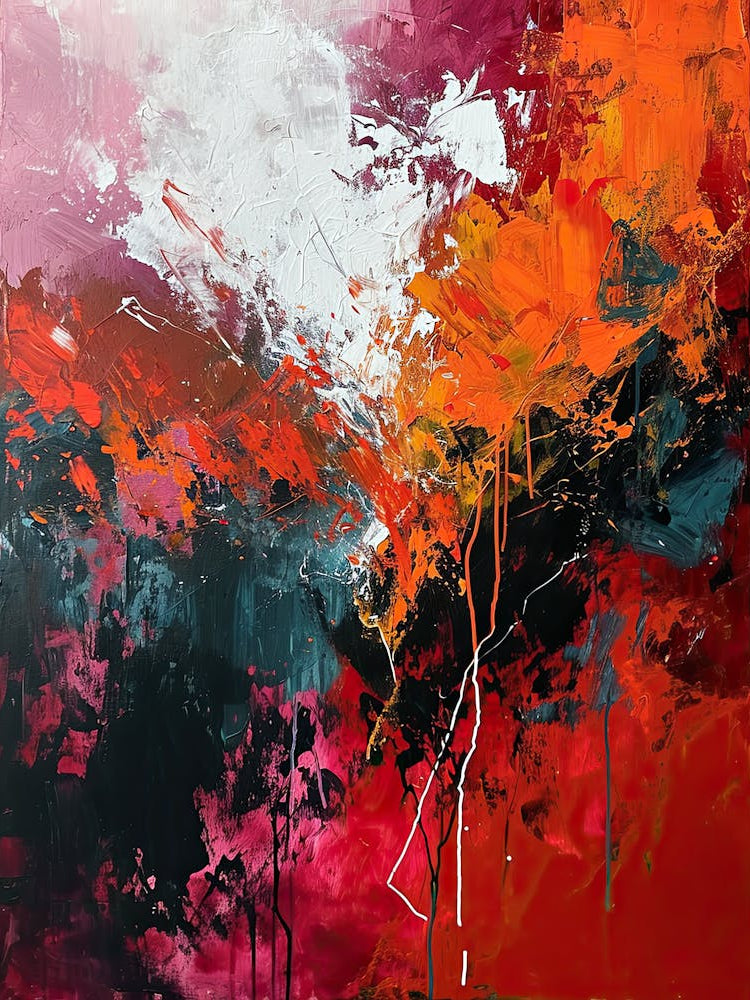 Abstract Red, Minimalism