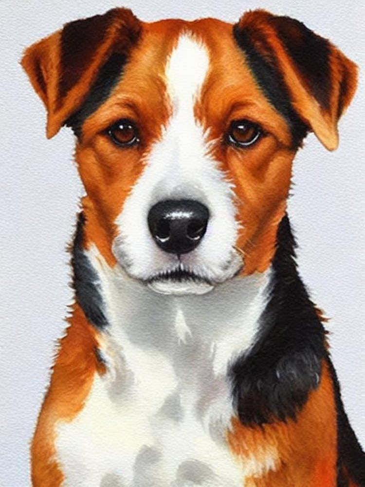 Fox Terrier (Smooth) 2 Watercolour Dog