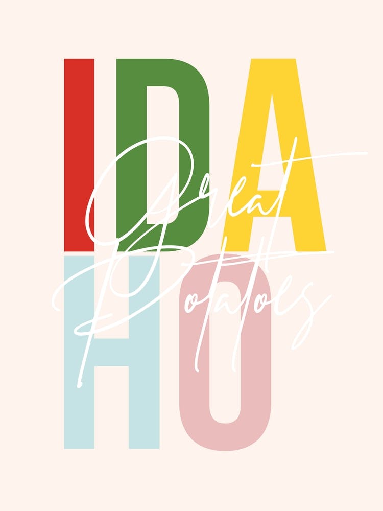 Idaho Great Potatoes Color