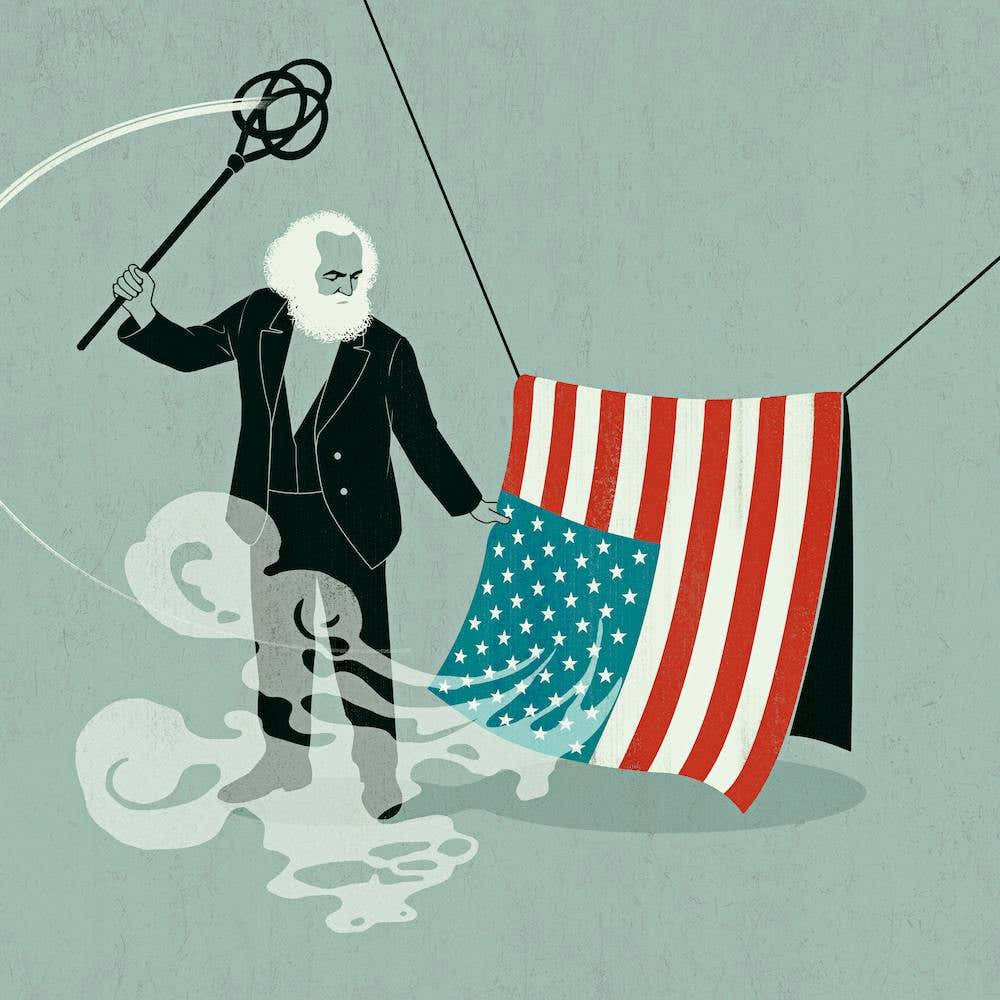 Marx In The Usa 2 Square