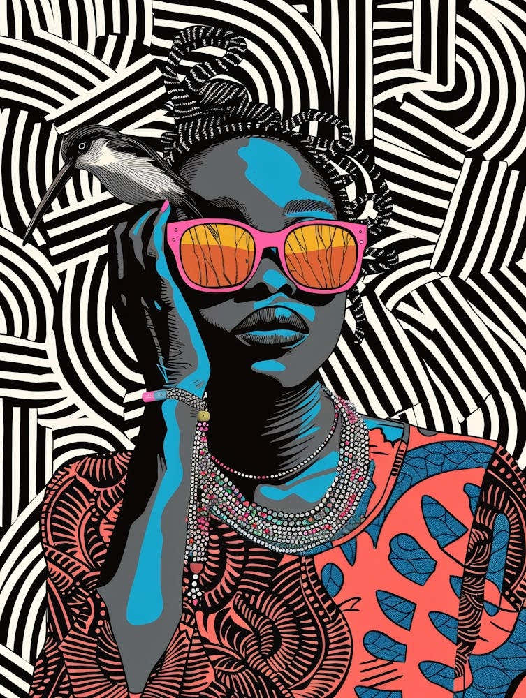 African Woman With Sunglasses 6