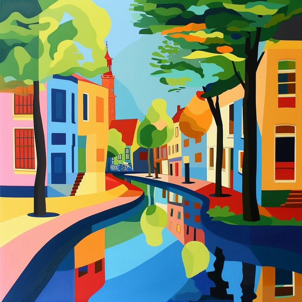 Abstract Travel Collection Amsterdam Netherlands 2