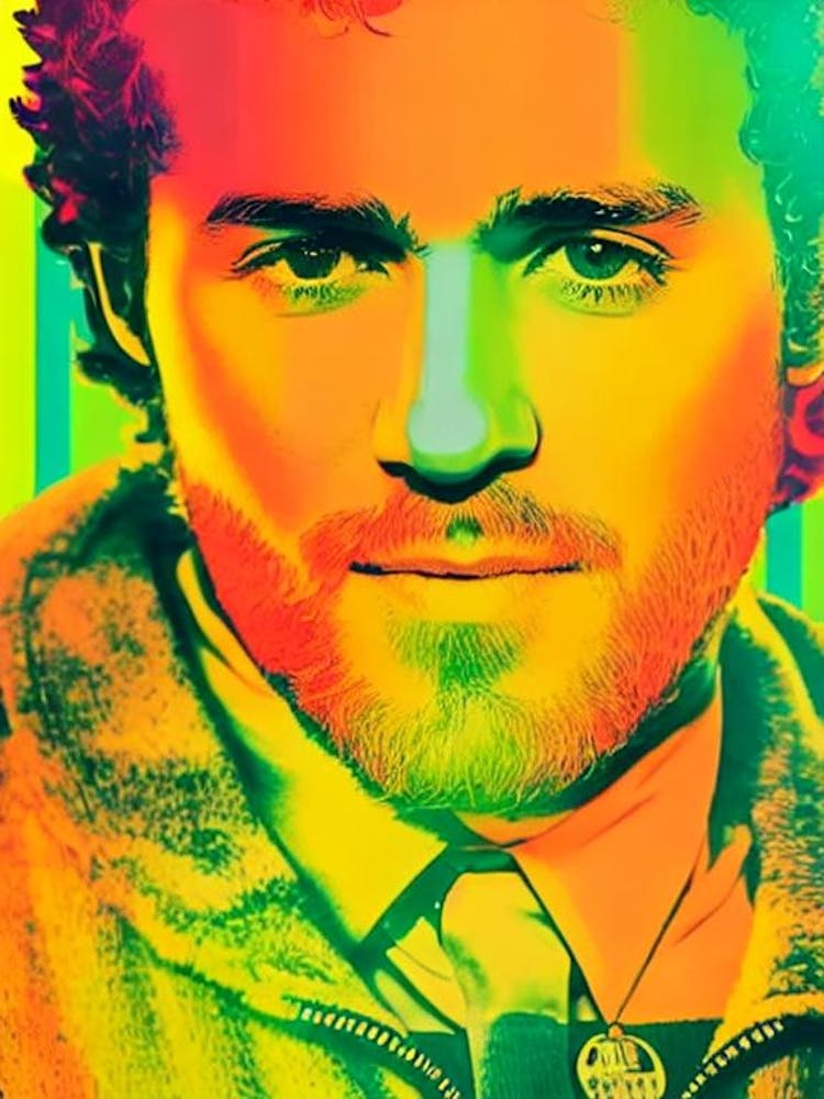Mike Posner Colourful Pop Art