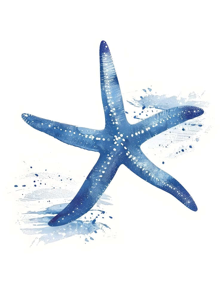 Watercolor Starfish 4