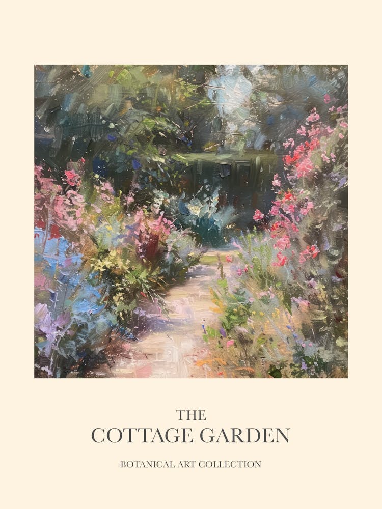 Cottage Garden Poster English Oasis 5