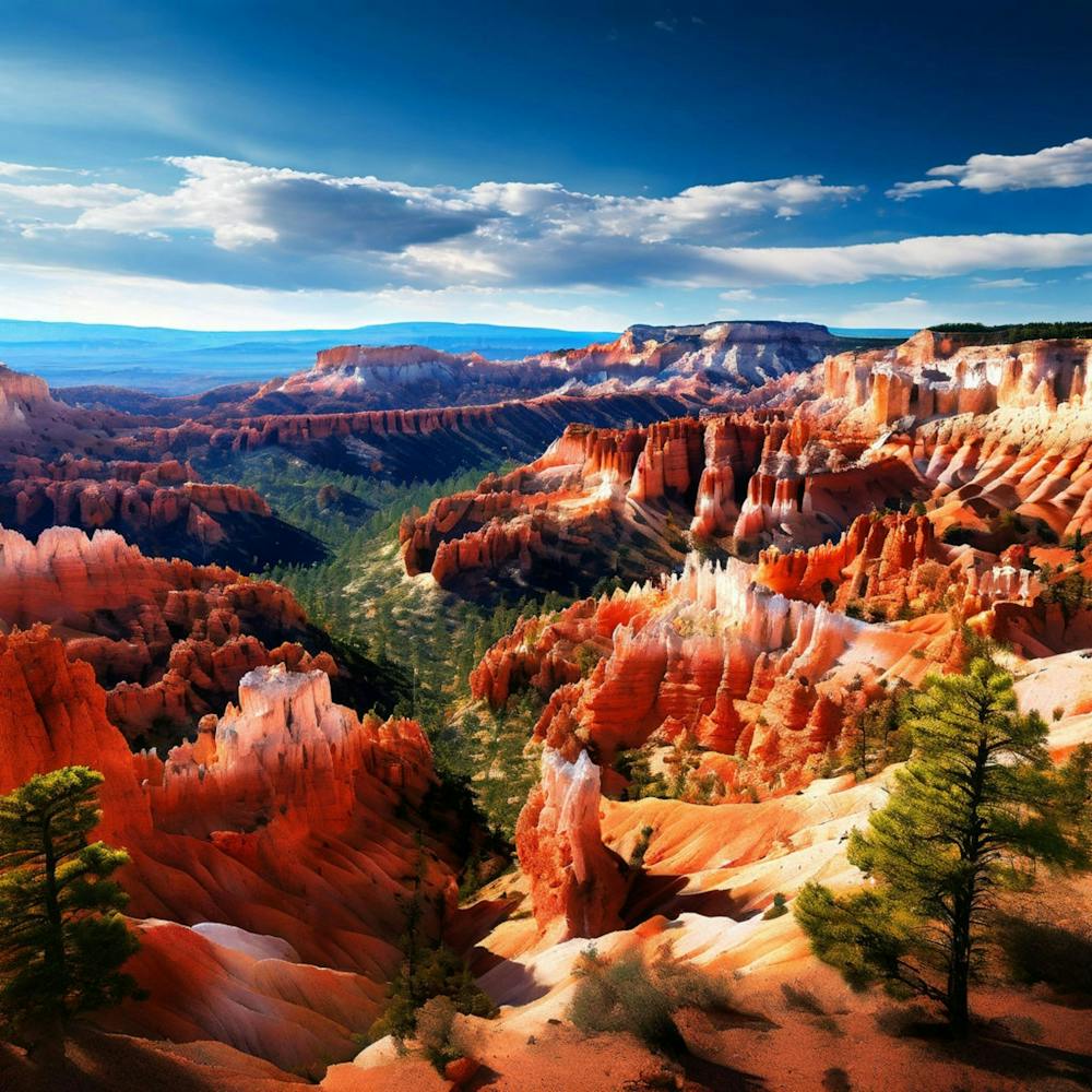 National Park Bryce Canyon Aerial View