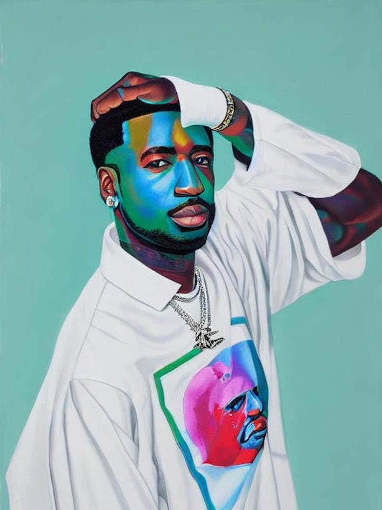 Gucci Mane Colourful Illustration