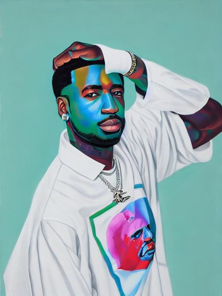 Gucci Mane Colourful Illustration