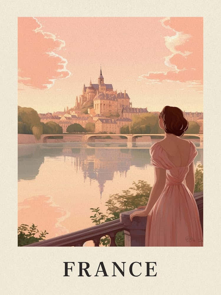 Vintage Travel Poster France 2