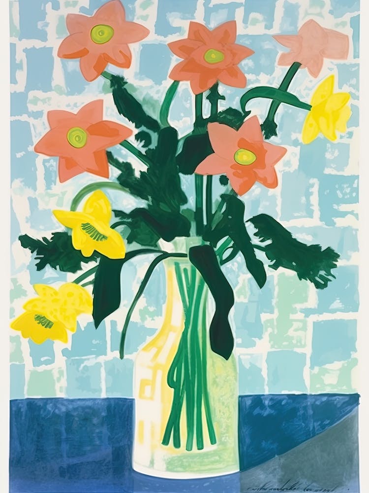 Daffodils Flower Illustration 8