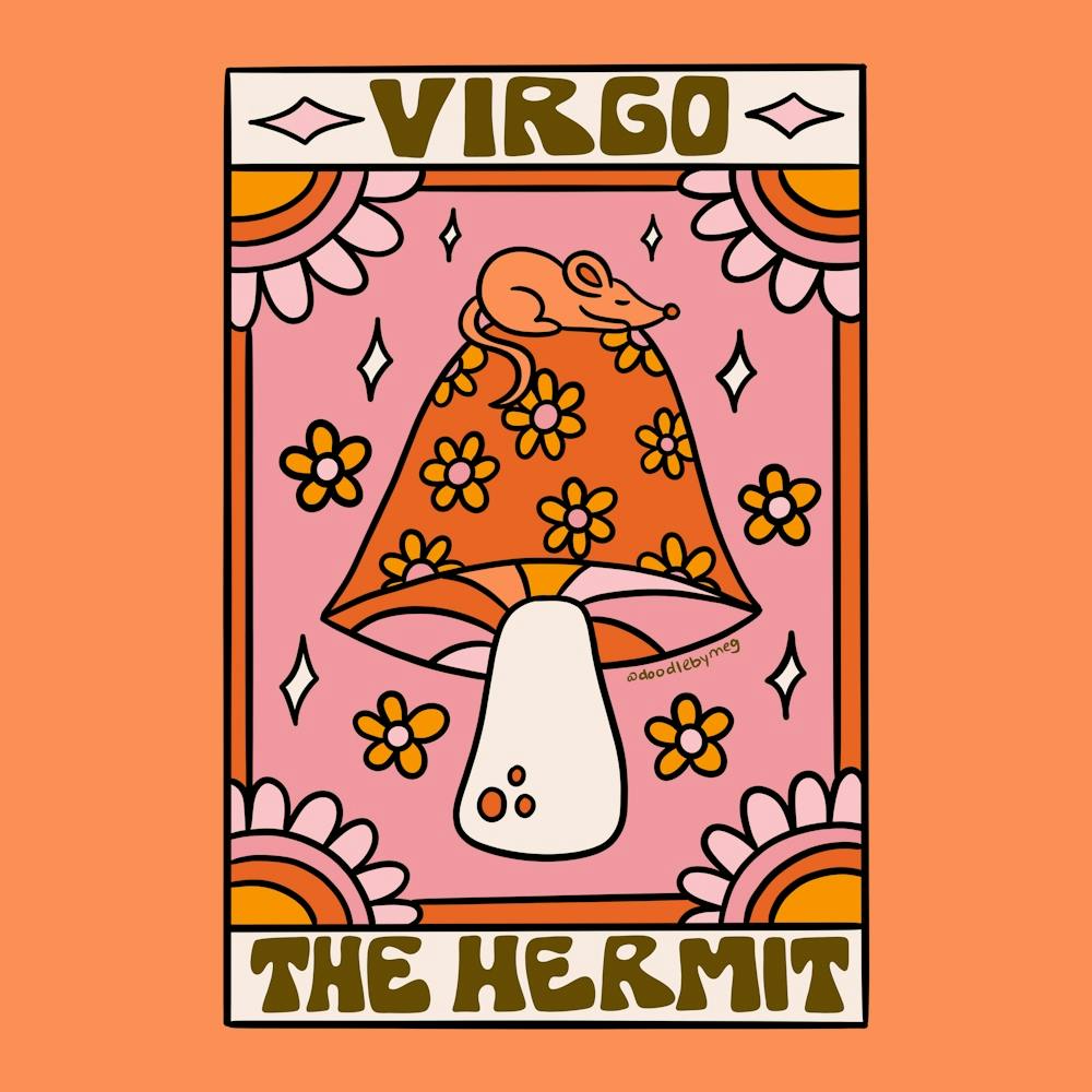 Virgo Tarot Card