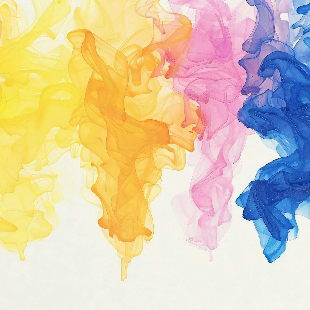Rainbow Ink Smoke
