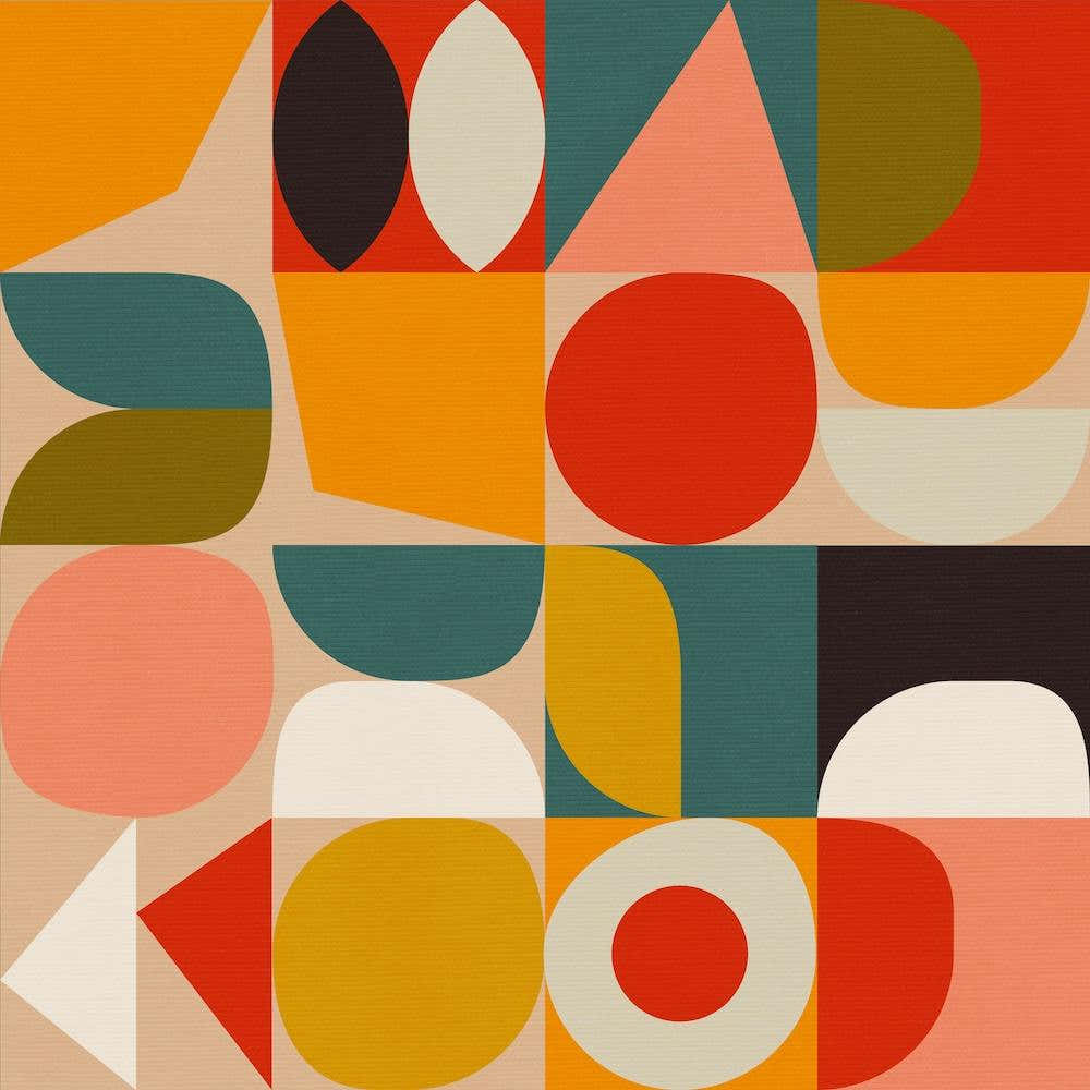 Bauhaus Modern Bold Square