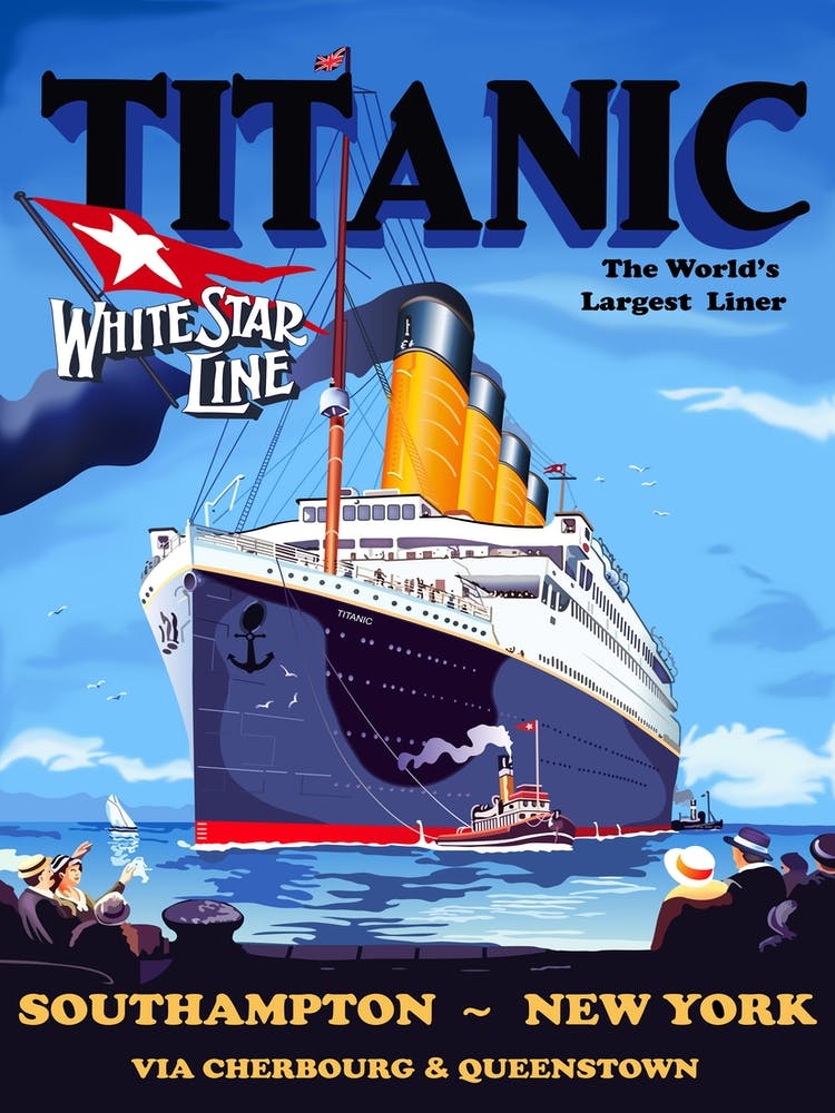 Titanic, A Giantic Steamship Liner