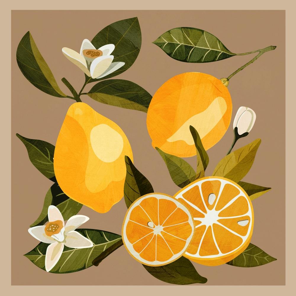 Lemons Botanical Art