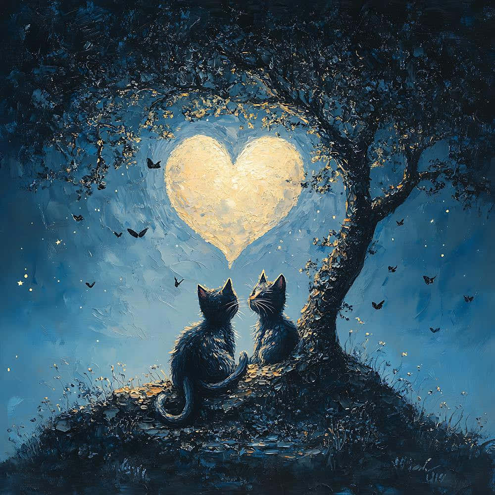 Dreamy Surrealism Cat 3