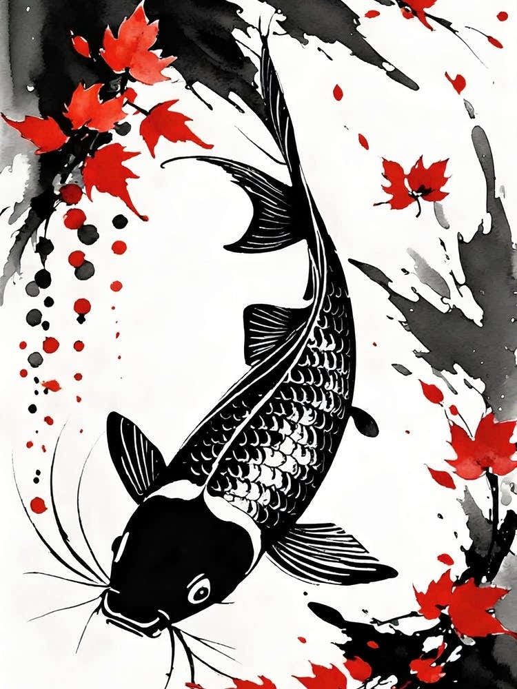 Koi Carp Art