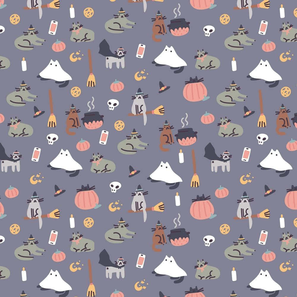 Halloween Cats Square