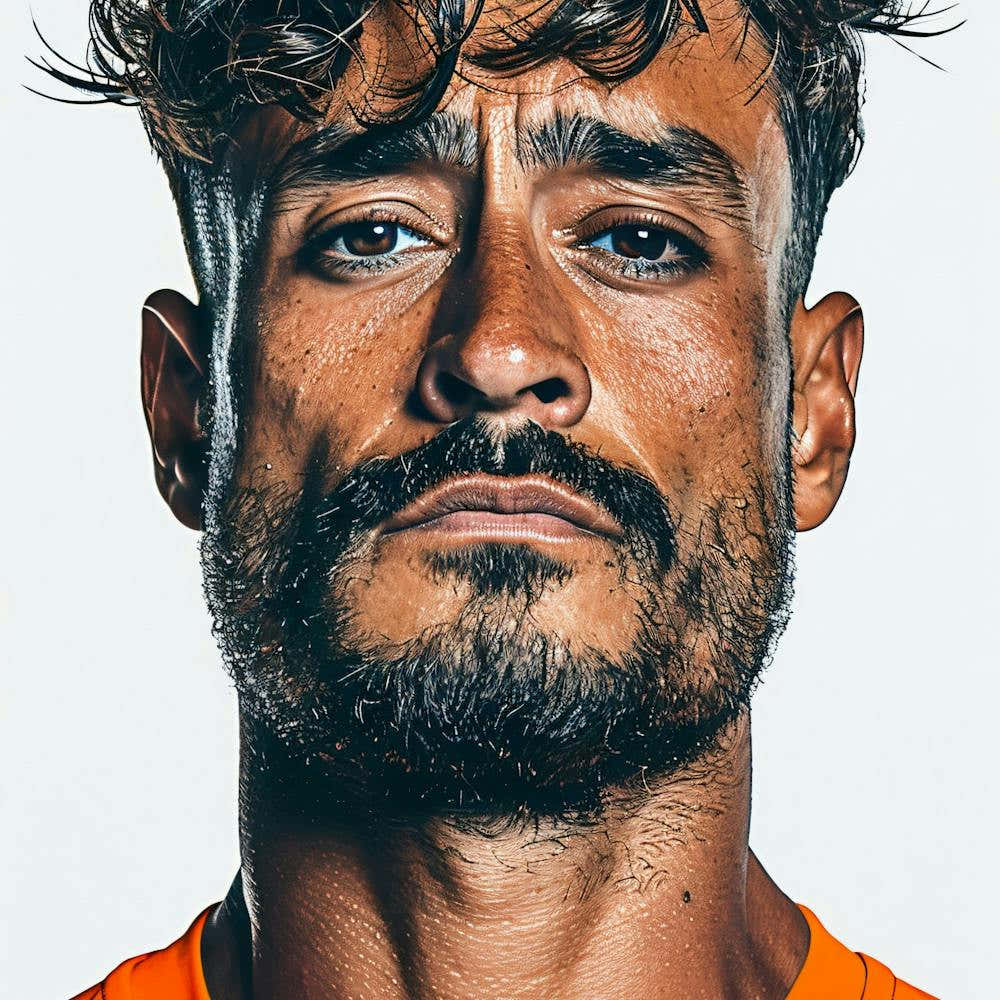 Portrait Of A Soccer Player 2