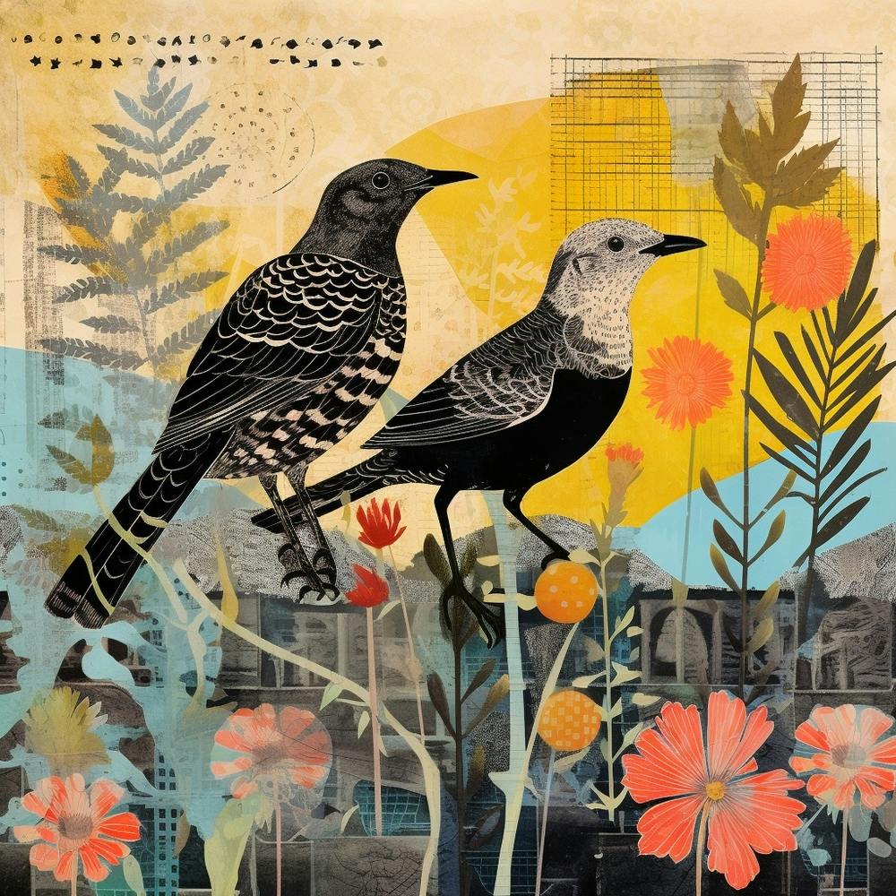 Bird In Nature Cowbird 4