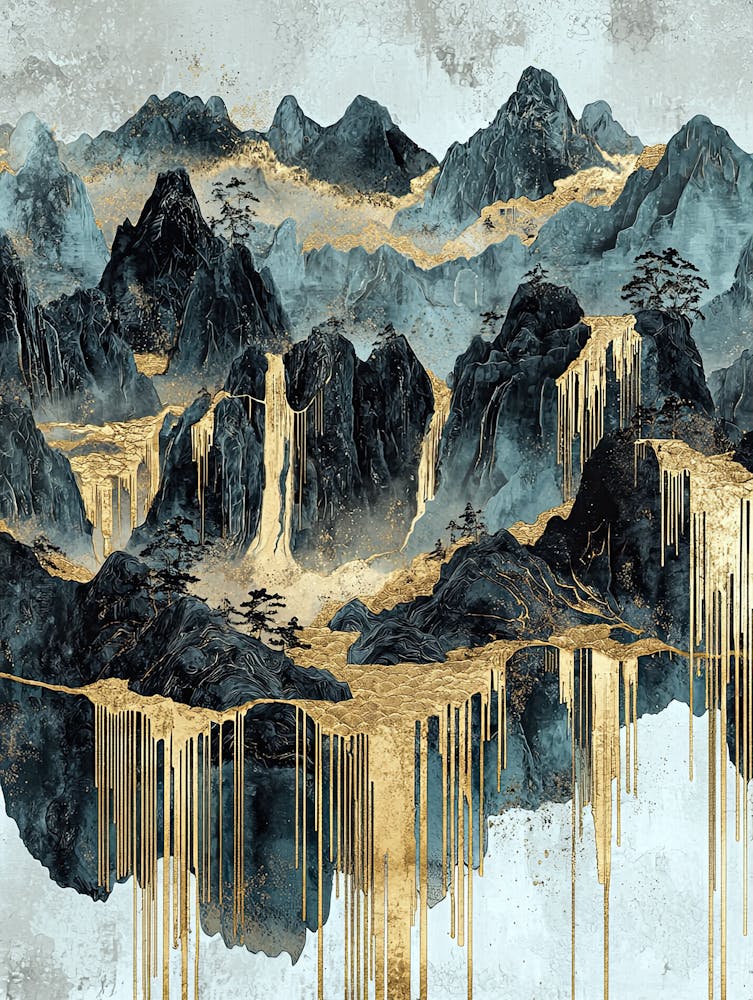 Elbrus In Light Artistic Abstract