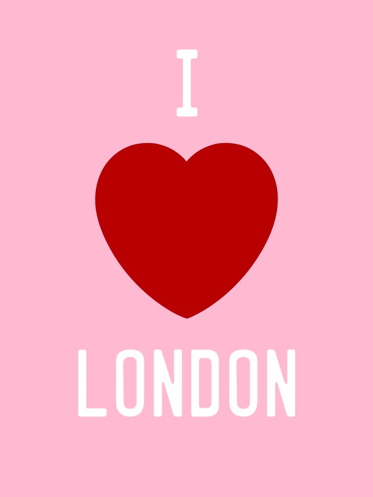 I Love London Red Heart