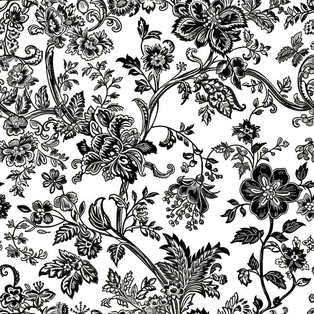 Fern Frost Bloom London Fabrics Floral Pattern 5